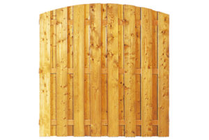 grenen tuinscherm 13mm 180x180cm 15 planks toog groen geïmpregneerd geschaafd