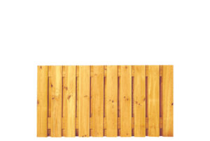 grenen tuinscherm 17mm 89x180cm 21 planks groen geïmpregneerd geschaafd