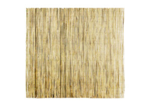 rietmat 175 x 200cm 15 20mm dik met perlondraad gebonden per 5 halmen