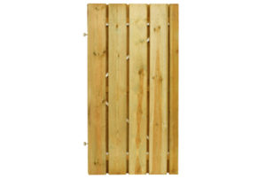 grenen plankendeur 100 x 200cm groen geïmpregneerd fijnbezaagd op stalen frame wvw07540 1