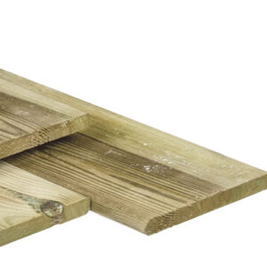 Noord-Europees vuren schuttingplank 18x195mm x 480cm geïmpregneerd geschaafd