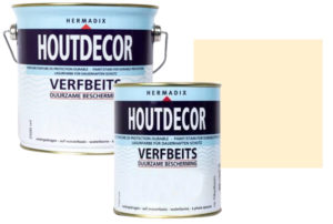 hermadix houtdecor verfbeits 601 gebroken wit dekkend