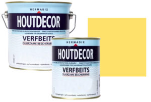 hermadix houtdecor verfbeits 608 zonnegeel dekkend