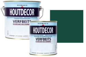 hermadix houtdecor verfbeits 623 donkergroen dekkend