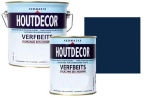 hermadix houtdecor verfbeits 627 blauw dekkend