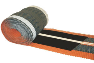 aeroflex cover | nok en hoekkeperband | 300mm x 10 meter | op rol | zwart
