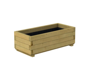 vuren bloembak rechthoek 32x92x42cm (hxbxd) geïmpregneerd