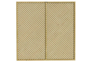 vuren trellisscherm 180x180cm maas 22x22mm groen geïmpregneerd geschaafd