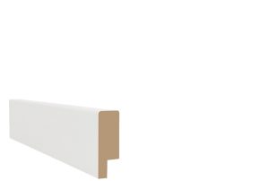 MDF plint 18x55mm x 305cm afgerond