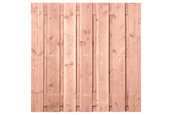 Mooie jurk Bad band Douglas tuinscherm 19mm 180x180cm 15 planks onbehandeld fijnbezaagd t.b.v.  betonsysteem | Bakker Bouwen & Wonen