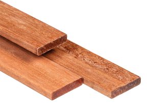 Hardhouten plank 16x90mm x 180cm geschaafd