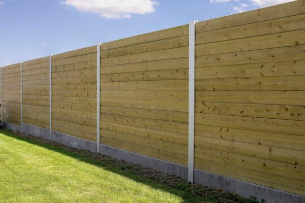 Sfeerfoto grenen plank 17x140mm geimpregneerd geschaafd 300cm