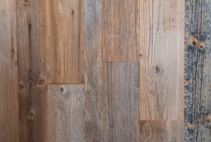 Wandbekleding Barnwood Grey per pak 0,8 m2 verschillende breedtes planken van 120cm lang