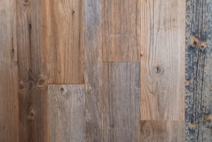 Wandbekleding Barnwood Grey per pak 0,8 m2 verschillende breedtes planken van 120cm lang