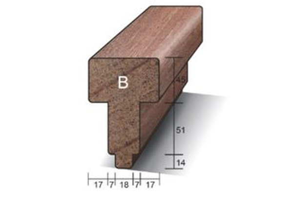 herder Rechtzetten Gelijkwaardig Hardhout kozijnhout ABC-profiel 66x110mm x 590cm gegrond | Bakker de  Houthandel