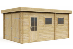 vuren garage plat dak 520x330cm 3352m aangepast