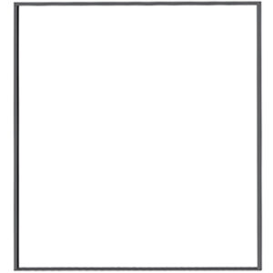 aluminium profielset 181,5 x 181,5cm antraciet t.b.v. composiet schuttingplanken
