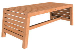 Douglas tafel Riva Excellent 78x94x225cm (hxbxl) geïmpregneerd