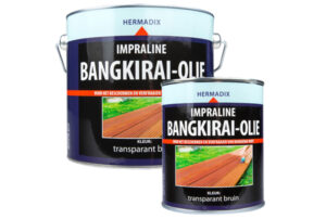 hermadix impraline bangkirai olie transparant bruin