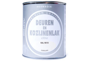 hermadix deur en kozijnlak 750ml ral 9010 zijdeglans