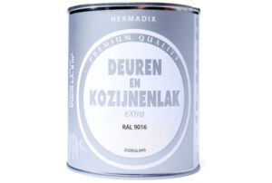 hermadix deur en kozijnlak 750ml ral 9016 zijdeglans
