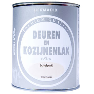 hermadix deur en kozijnlak 750ml schelpwit zijdeglans