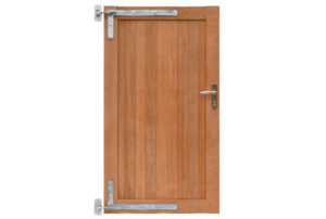 hardhouten enkele toegangspoort 100 x 180cm wvw14430 1