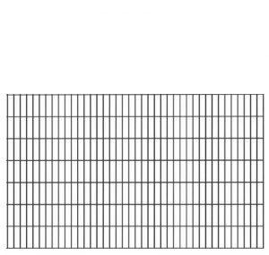 Hillfence metalen dubbelstaafmat 103 x 200cm zwart_WVW08332