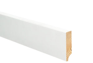 grenen plint 15x115mm x 480cm basic 2x wit gegrond