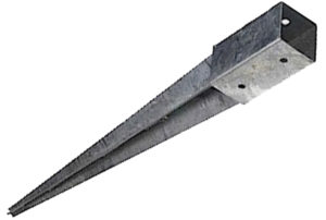paalspies 145x145 mm x 90cm verzinkt