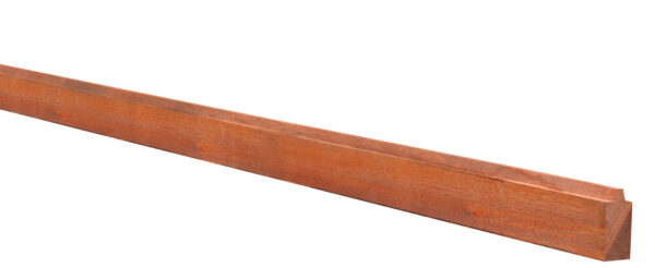 Hardhouten start blokhutprofiel 27x65mm x 300cm - Afbeelding 2