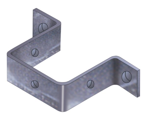 Verzinkte regenwaterafvoer beugel 110x137x137mm - Afbeelding 3