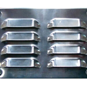 Ventilatierooster aluminium (2 stuks)
