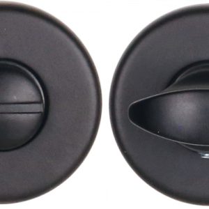 RVS toiletgarnituur 50mm zwart
