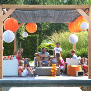 Douglas schaduwpergola houtpakket 324x524cm
