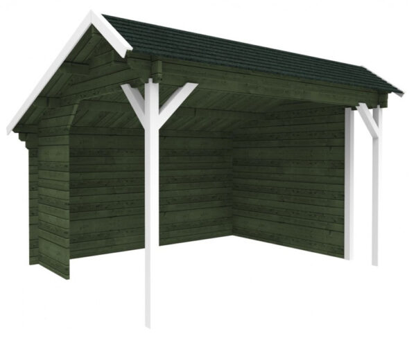 Vuren kapschuur 380x320cm | 3832 - Afbeelding 3