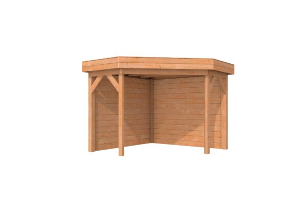Douglas buitenverblijf hoekmodel Premium plat dak 310x310cm (L) - Afbeelding 3