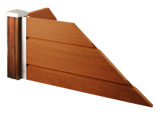 Hardhouten rabat 21x145mm x 180cm geschaafd - Afbeelding 2