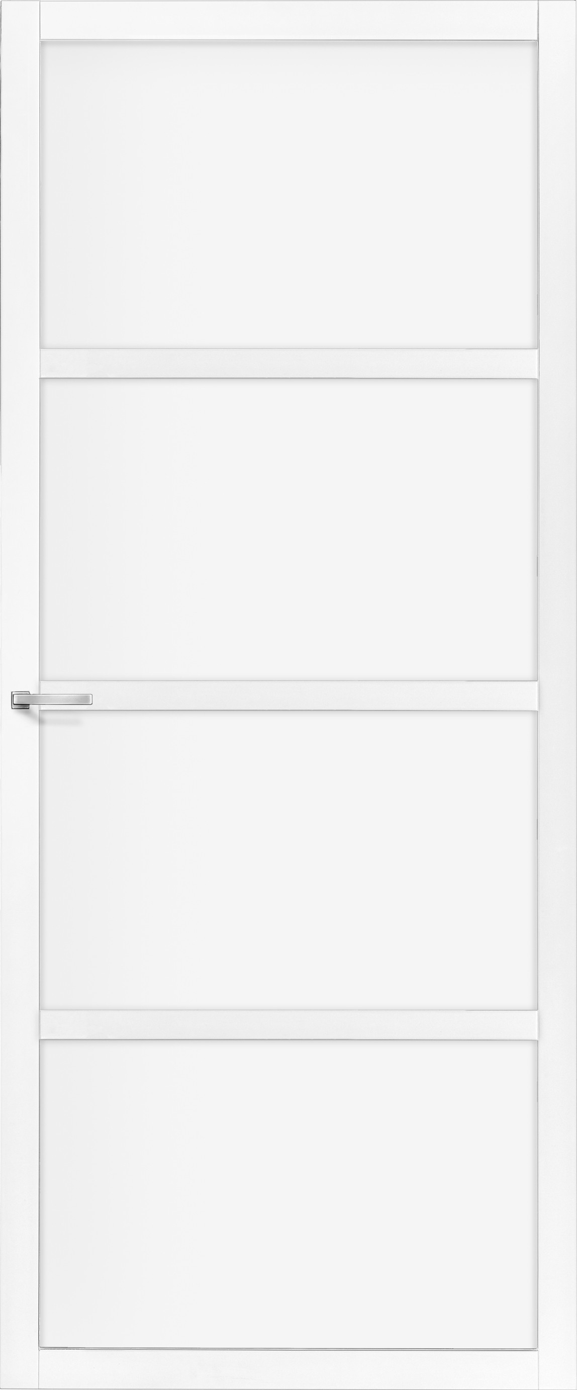 Waarom industriële binnendeuren de komende jaren ook nog hip zullen zijn, Industriële binnendeur wit Skantrae Slimserie SSL 4074, Bakker de Houthandel, Bakker Bouwen & Wonen