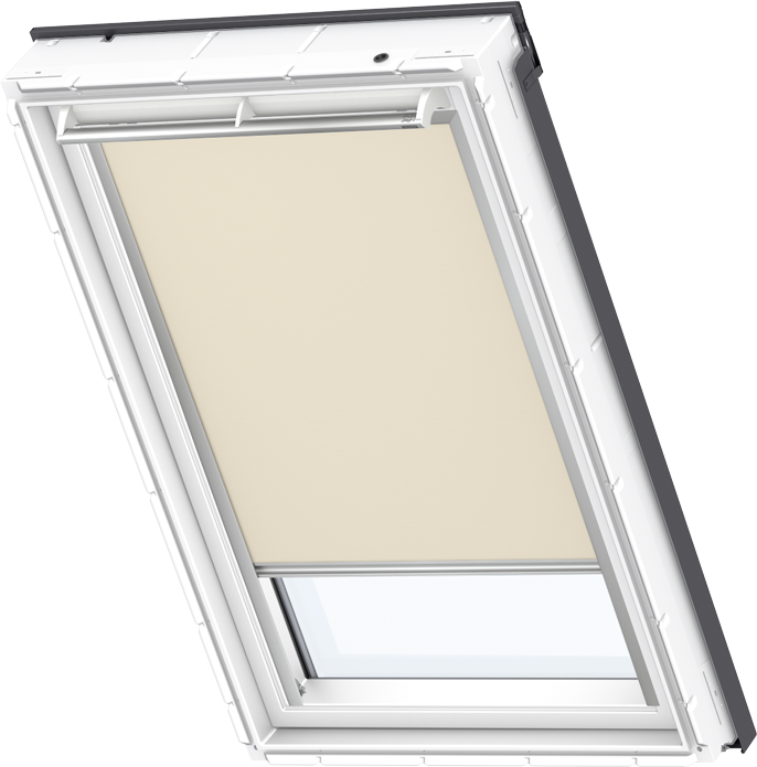 VELUX Verduisterend rolgordijn plus Beige DFD 4556 Handbediend Houthandel