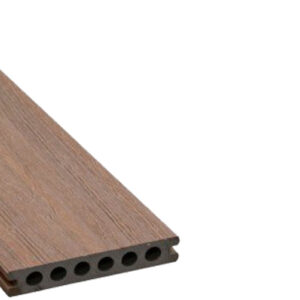 Composiet vlonderplank 23x145mm x 420cm houtstructuur (co-extrusie) bruin webshop