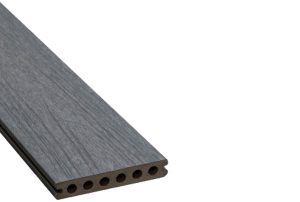 Composiet vlonderplank 23x145mm x 420cm houtstructuur (co-extrusie) zwart webshop