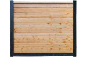 douglas betowood scherm 28mm 185x224cm 10 planks groen geïmpregneerd inclusief afdekkap