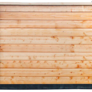 douglas betowood scherm 28mm 185x224cm 10 planks kleurloos geïmpregneerd inclusief afdekkap