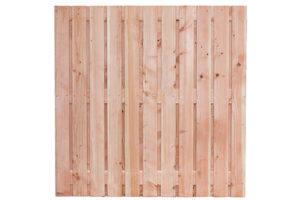 douglas tuinscherm 16mm 180 x 180cm 21 planks onbehandeld geschaafd t.b.v. betonsysteem