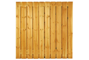 grenen tuinscherm 15mm 180x180cm 21 planks groen geïmpregneerd geschaafd