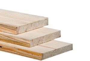 Midden-Europees vuren steigerplank 29x190mm x 400cm onbehandeld, vuren steigerplank 29x190mm, vuren steigerplank, steigerplank, vurenhout, bakker de houthandel, bakker bouwen en wonen