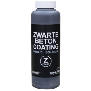 zwarte beton coating 1 liter fles