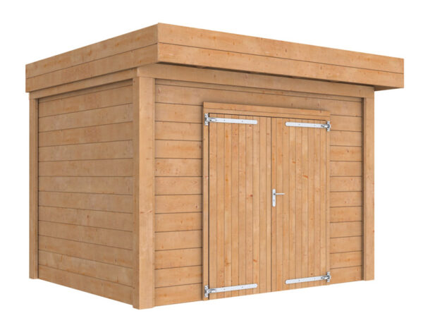 Douglas buitenverblijf Premium plat dak diepte 360cm | diverse breedte maten - Afbeelding 2