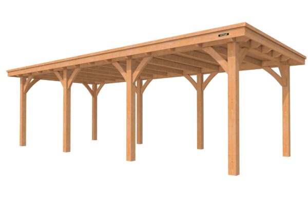 Douglas buitenverblijf Excellent plat dak diepte 400cm | diverse breedte maten - Afbeelding 3